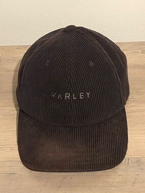 Varley Dark Black Corduroy Hat